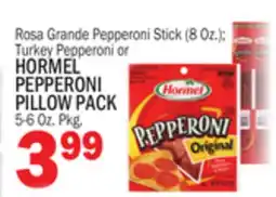 C Town HORMEL PEPPERONI PILLOW PACK, 5-6 Oz. Pkg offer