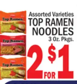 C Town TOP RAMEN NOODLES offer