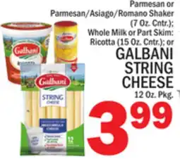 C Town GALBANI STRING CHEESE, 12 Oz. Pkg offer