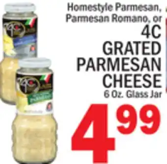 C Town 4C GRATED PARMESAN CHEESE offer