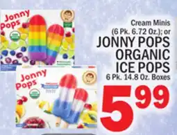 C Town JONNY POPS ORGANIC ICE POPS 6 Pk. 14.8 Oz. Boxes offer