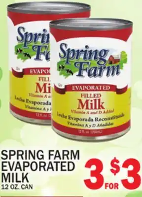 C Town SPRING FARM EVAPORATED MILK offer