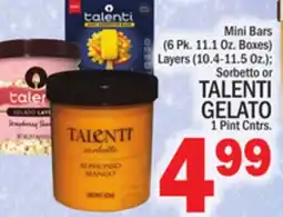 C Town TALENTI GELATO 1 Pint Cntrs offer