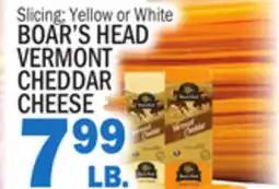 C Town BOAR'S HEAD VERMONT CHEDDAR CHEESE offer