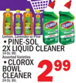 C Town • PINE-SOL 2X LIQUID CLEANER 14 Oz. Btl offer