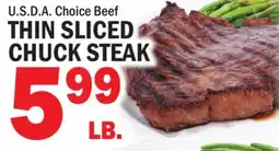 C Town THIN SLICED CHUCK STEAK offer