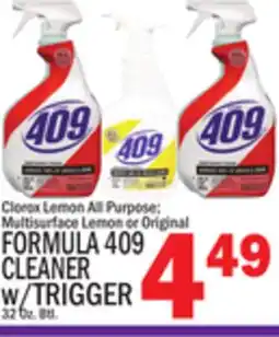 C Town FORMULA 409 CLEANER w/TRIGGER offer