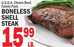 C Town BONELESS SHELL STEAK offer