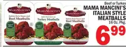 C Town MAMA MANCINI'S ITALIAN STYLE MEATBALLS offer