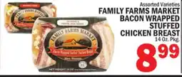 C Town FAMILY FARMS MARKET BACON WRAPPED STUFFED CHICKEN BREAST offer