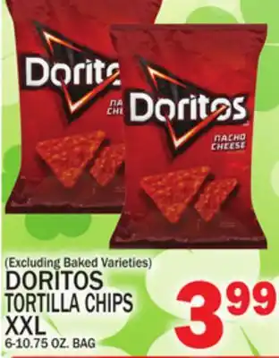 C Town DORITOS TORTILLA CHIPS XXL offer