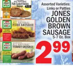 C Town JONES GOLDEN BROWN SAUSAGE offer