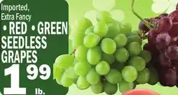 C Town GREEN, RED SEEDLESS GRAPES offer