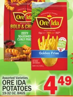 C Town ORE IDA POTATOES offer