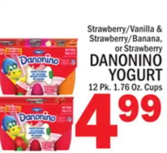 C Town DANONINO YOGURT offer