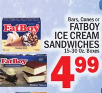 C Town FATBOY ICE CREAM SANDWICHES offer