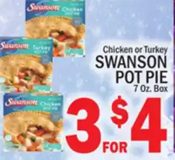 C Town SWANSON POT PIE offer