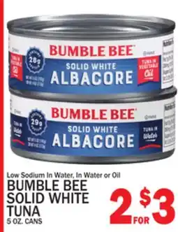 C Town BUMBLE BEE SOLID WHITE TUNA offer