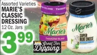 C Town MARIE'S CLASSIC DRESSING offer