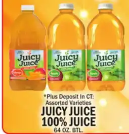 C Town JUICY JUICE 100% JUICE offer