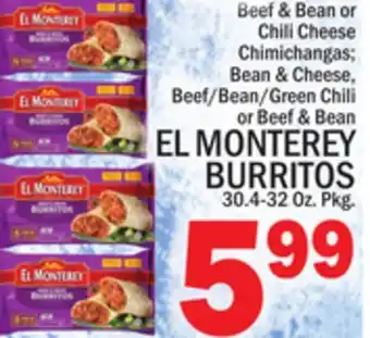 C Town EL MONTEREY BURRITOS offer