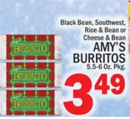 C Town AMY'S BURRITOS offer