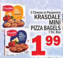 C Town KRASDALE MINI PIZZA BAGELS offer