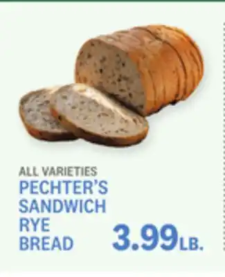 Kings Food Markets PECHTER'S SANDWICH RYE BREAD offer