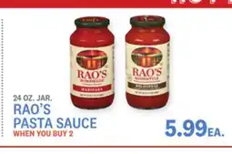 Kings Food Markets RAO'S PASTA SAUCE offer