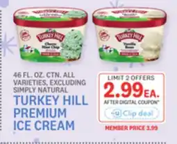 Kings Food Markets TURKEY HILL PREMIUM ICE CREAM offer