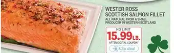 Kings Food Markets WESTER ROSS SCOTTISH SALMON FILLET offer