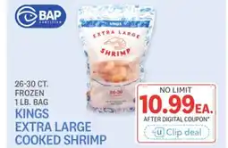 Kings Food Markets KINGS EXTRA LARGE COOKED SHRIMP offer