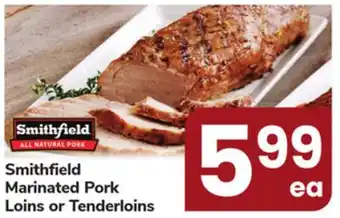 ACME Smithfield Marinated Pork Loins or Tenderloins offer