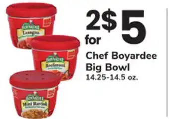 ACME Chef Boyardee Big Bowl offer