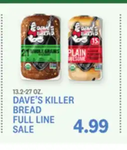 Kings Food Markets DAVE'S KILLER BREAD FULL LINE offer