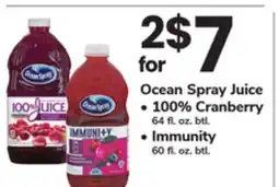 ACME Ocean Spray Juice offer