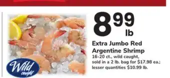 ACME Extra Jumbo Red Argentine Shrimp offer