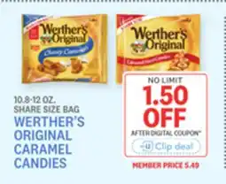 Kings Food Markets WERTHER'S ORIGINAL CARAMEL CANDIES offer