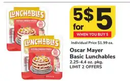 ACME Oscar Mayer Basic Lunchables offer