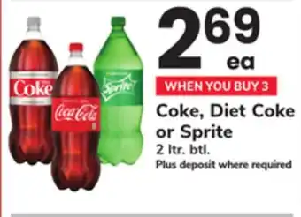 ACME Coke, Diet Coke or Sprite offer