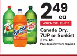 ACME Canada Dry, 7UP or Sunkist offer