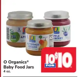 ACME O Organics Baby Food Jars offer