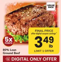 ACME 80% Lean Ground Beef offer