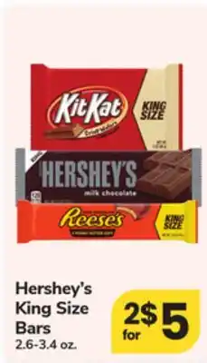 ACME Hershey's King Size Bars offer