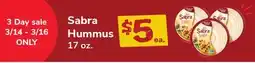 ACME Sabra Hummus offer