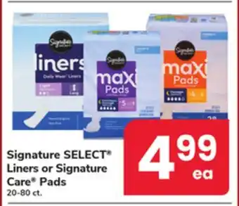 ACME Signature SELECT Liners or Signature Care Pads offer