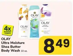 ACME OLAY Ultra Moisture Shea Butter Body Wash offer