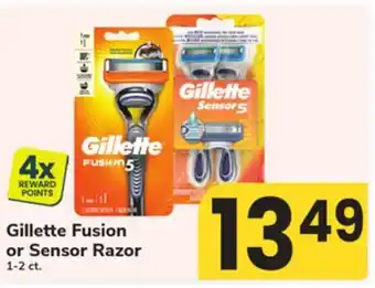 ACME Gillette Fusion or Sensor Razor offer