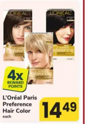 ACME L' Oréal Paris Preference Hair Color offer