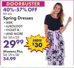 Boscov's Spring Dresses offer